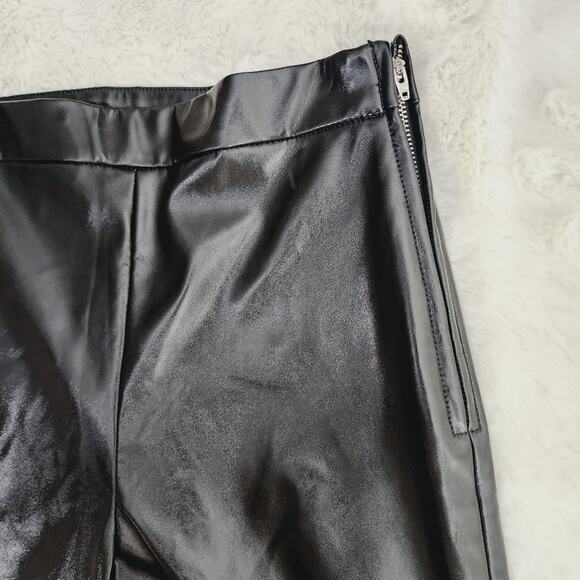 NWT Blank NYC The Baxter Black Faux Leather Ankle Pants High Rise 26 - Picture 11 of 14